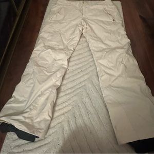 Women’s Columbia Snow pants - cream - never worn - size Large